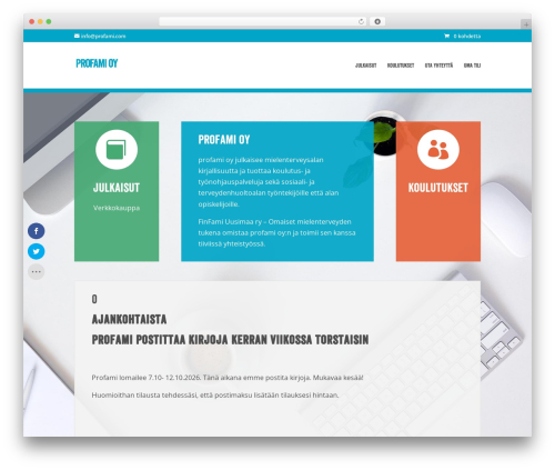 Divi theme WordPress - profami.com