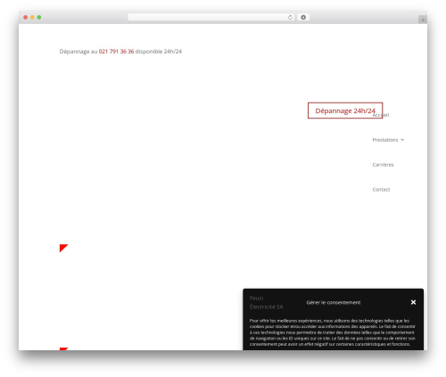 Divi WordPress theme design - feusi-electricite.ch