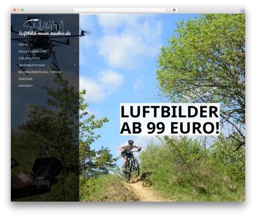 Gridcraft WordPress theme - luftbilder-mainfranken.de