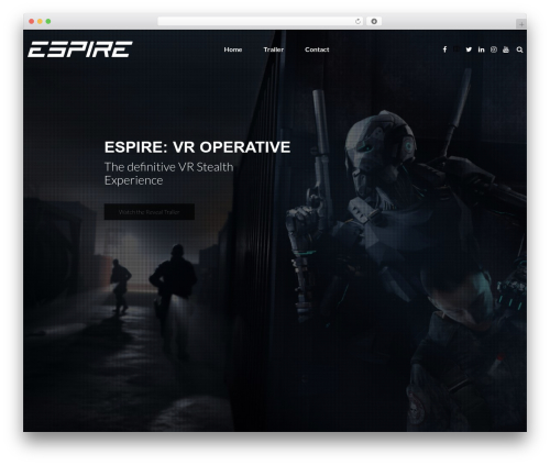Hind WordPress theme - espiregame.com