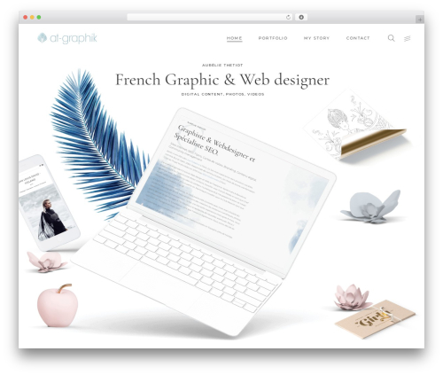 Imogen WP theme - at-graphik.com
