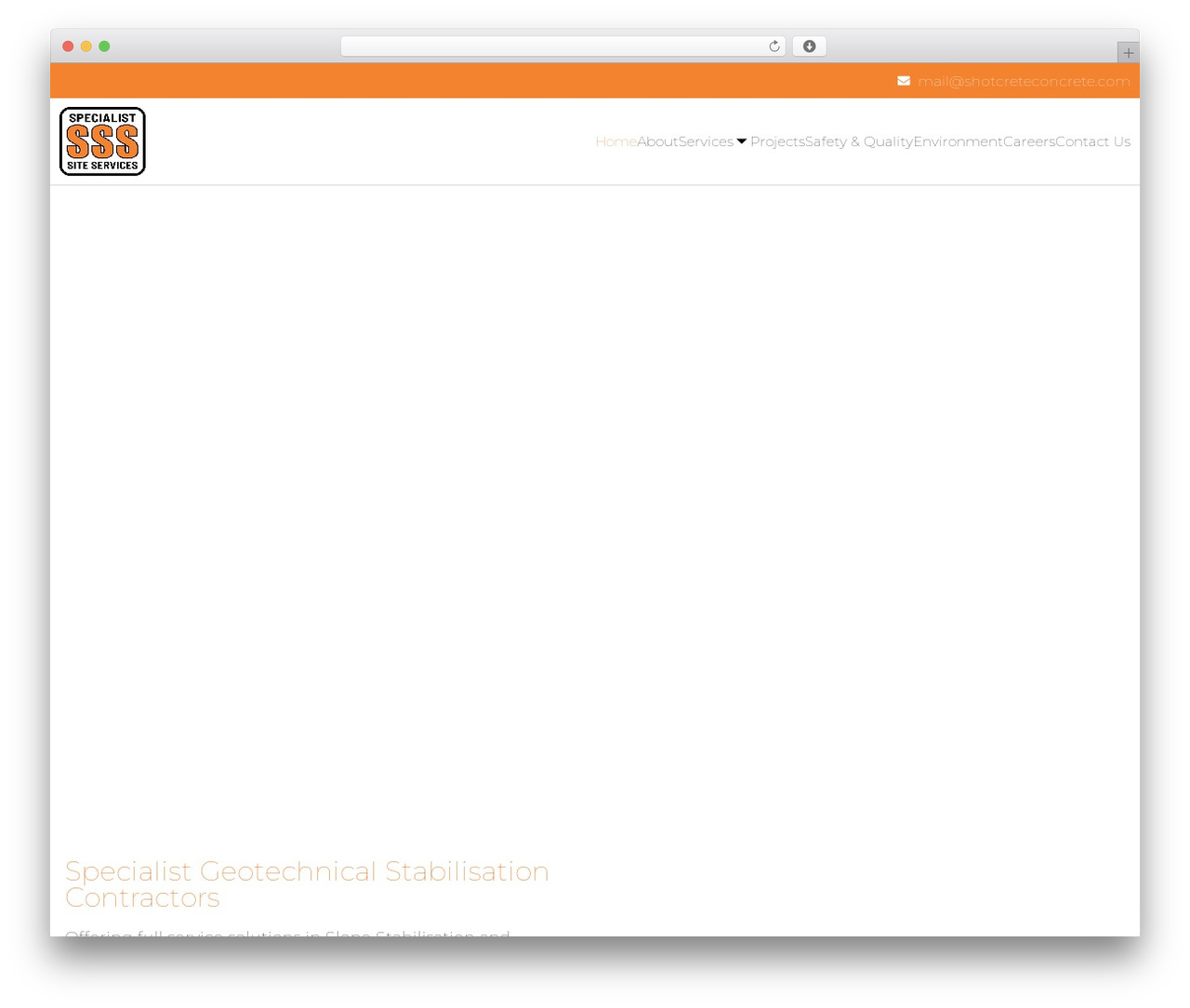 Jtheme Jello WordPress theme - shotcreteconcrete.com