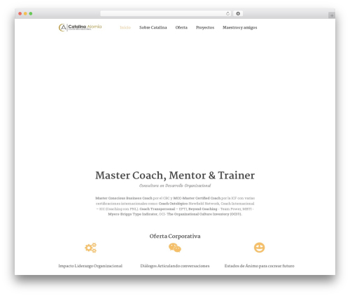 RyanCole WordPress theme - catalina-alomia.com