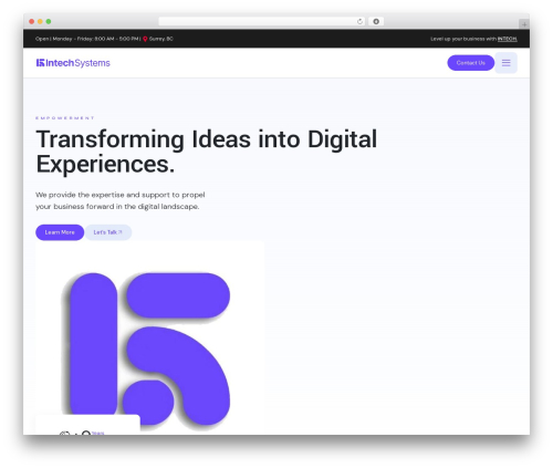 Synck best WordPress theme - intechsystems.ca