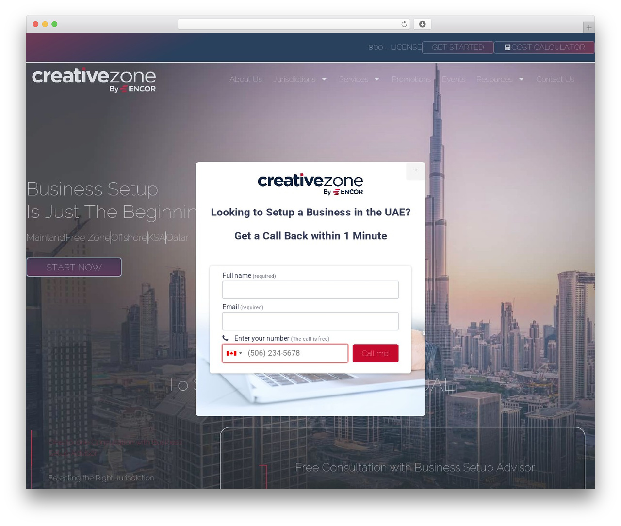 Theme WordPress Creative Zone - www.creativezone.ae