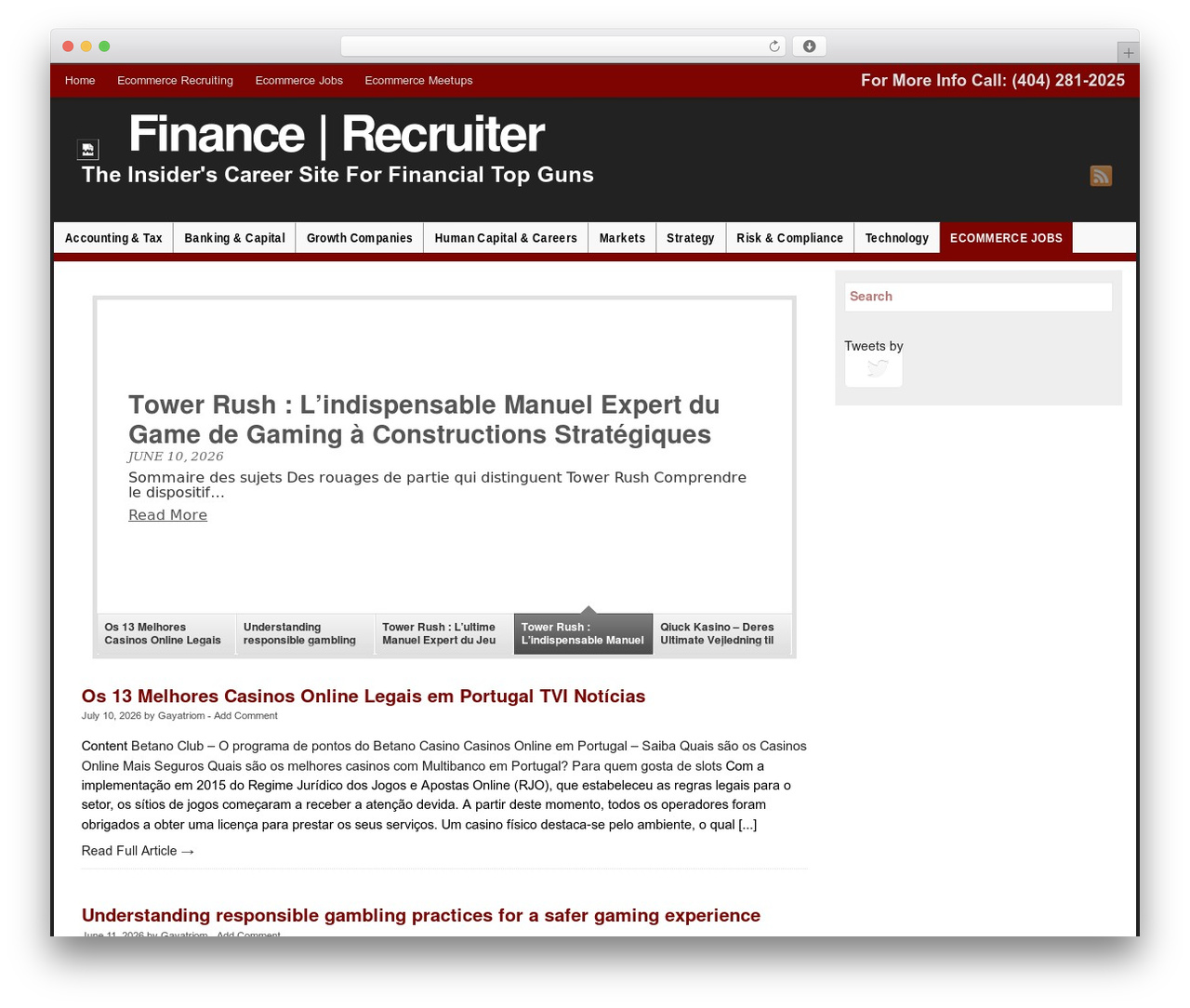 Theme WordPress PageLines Framework - financerecruiter.com Theme WordPress PageLines Framework - financerecruiter.com