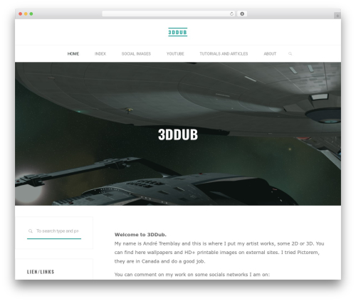 Theme WordPress Roseta - 3ddub.net