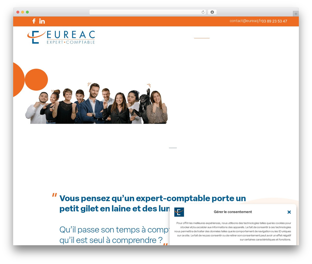 Theme WordPress Eureac - eureac.fr