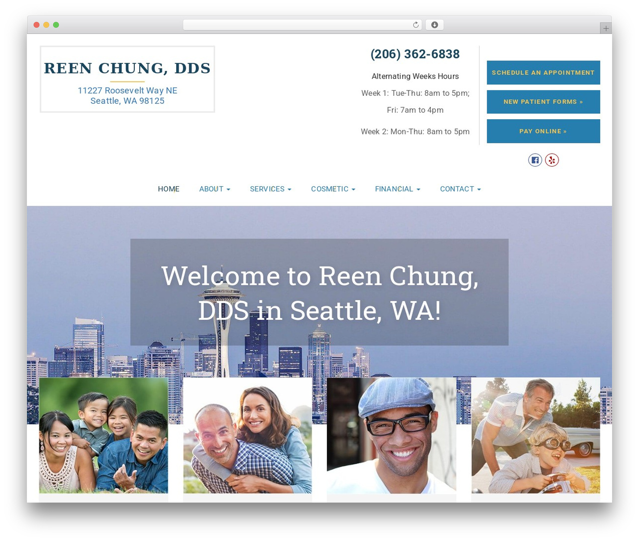 Theme WordPress Practice - reenchungdds.com