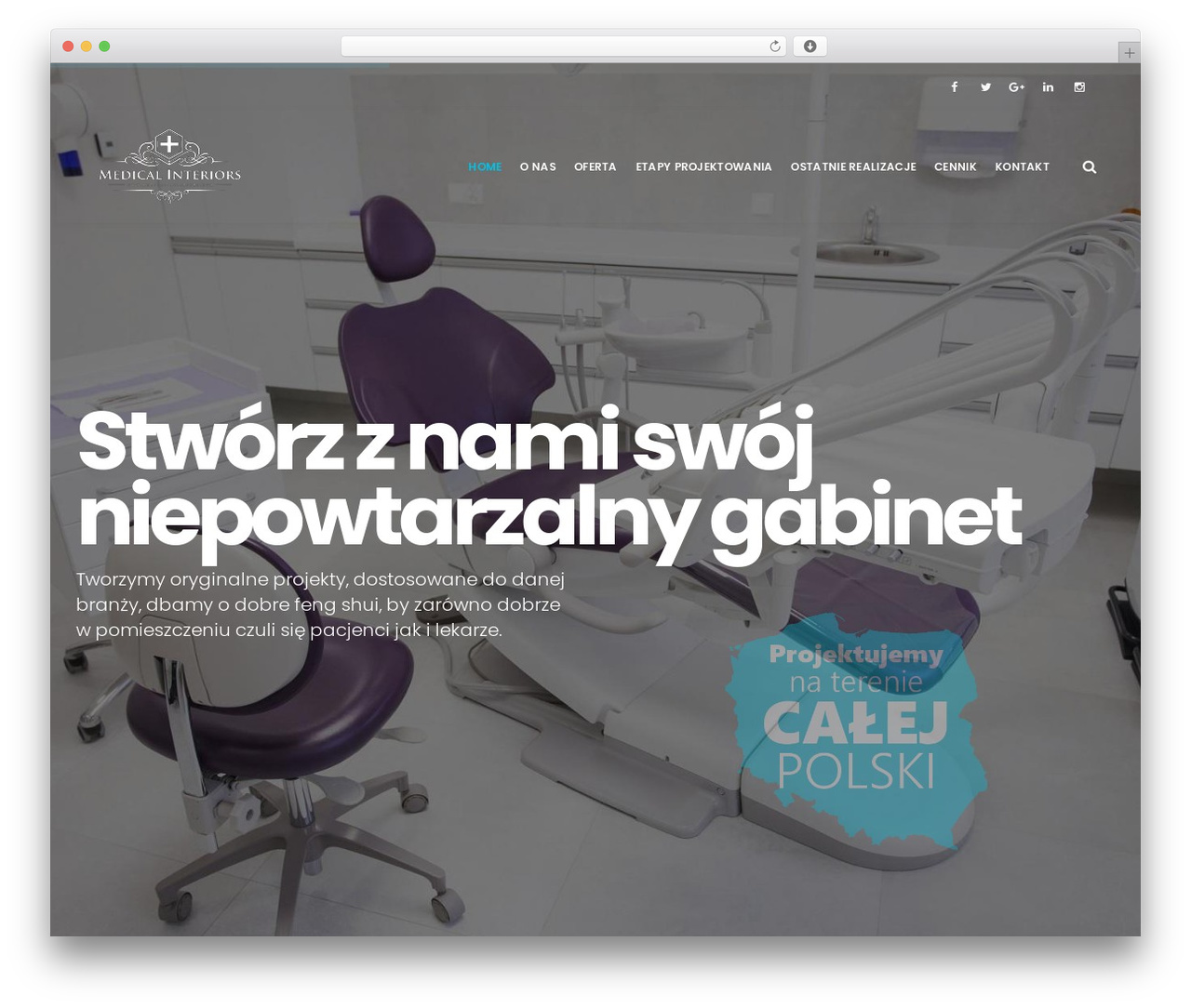 WordPress theme EasyWeb - projektgabinetu.com