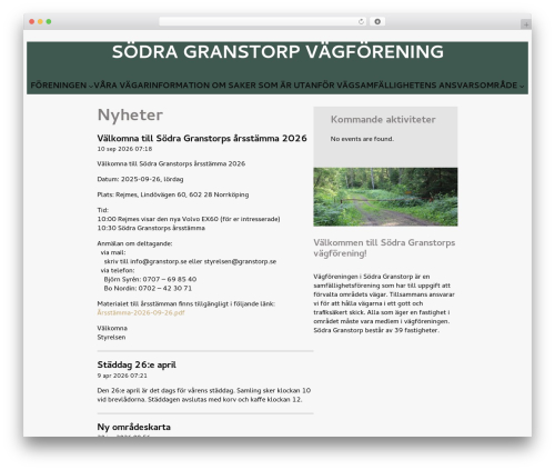 WordPress theme Rick - granstorp.se
