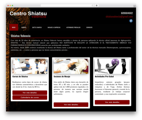 Kaya spa page widgets WordPress plugin - shiatsuvalencia.com
