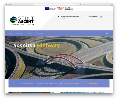 WP theme Mega Project - stintascent.com
