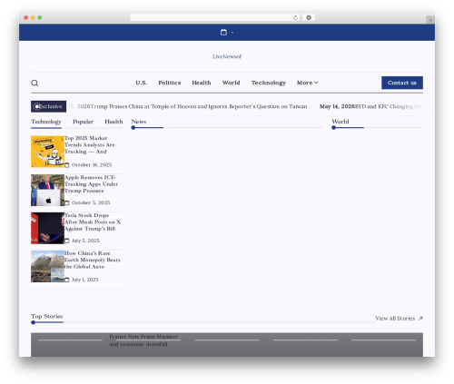 Blogsy best WordPress theme - livenewsof.com Blogsy best WordPress theme - livenewsof.com