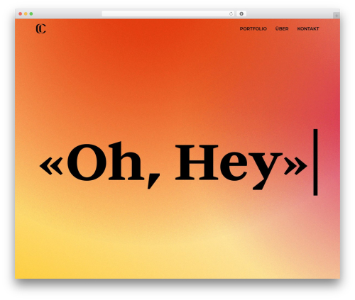 cametocreate WordPress theme design - cametocreate.ch