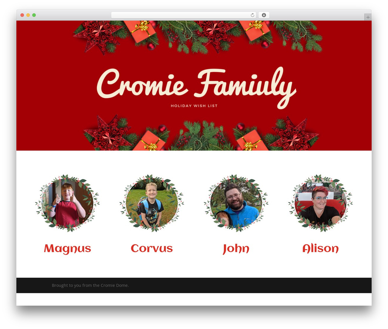 Divi theme WordPress - cromiefamily.com Divi theme WordPress - cromiefamily.com