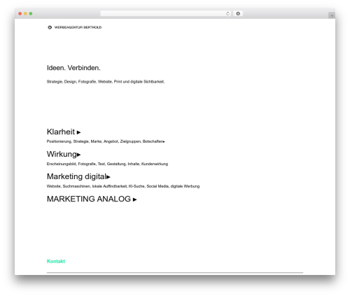Divi theme WordPress - werbeagentur-berthold.de