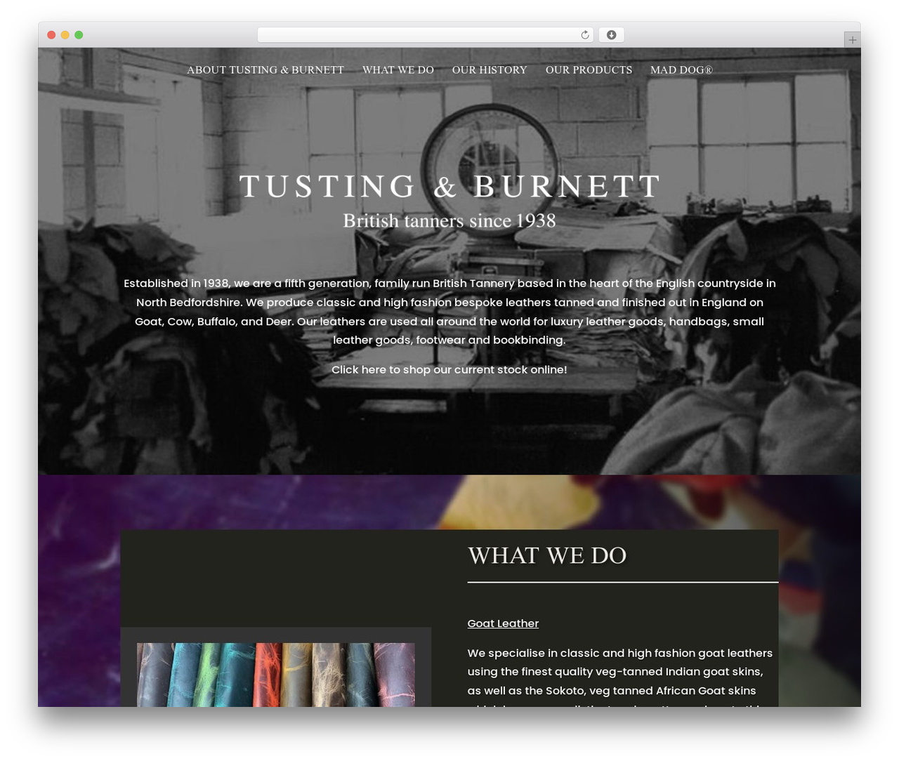 Divi WordPress theme - tustingandburnett.com