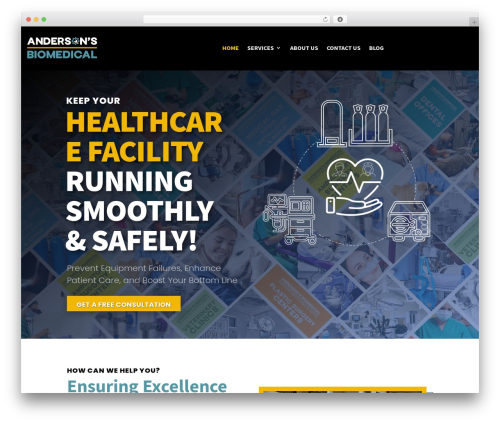 Divi WordPress theme - andersonsbiomed.com