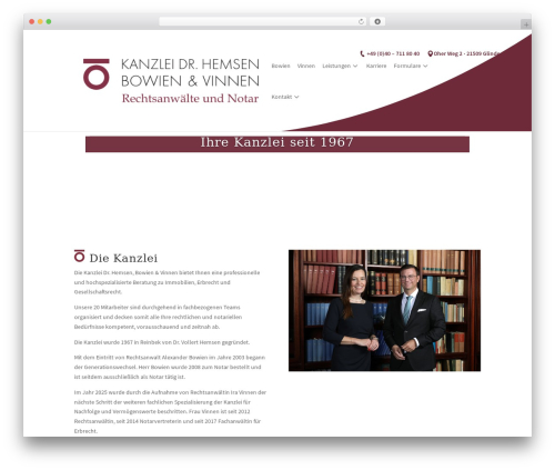 Automatic Copyright Year (automatic-copyright-year) free WordPress plugin - kanzlei-hemsen.de