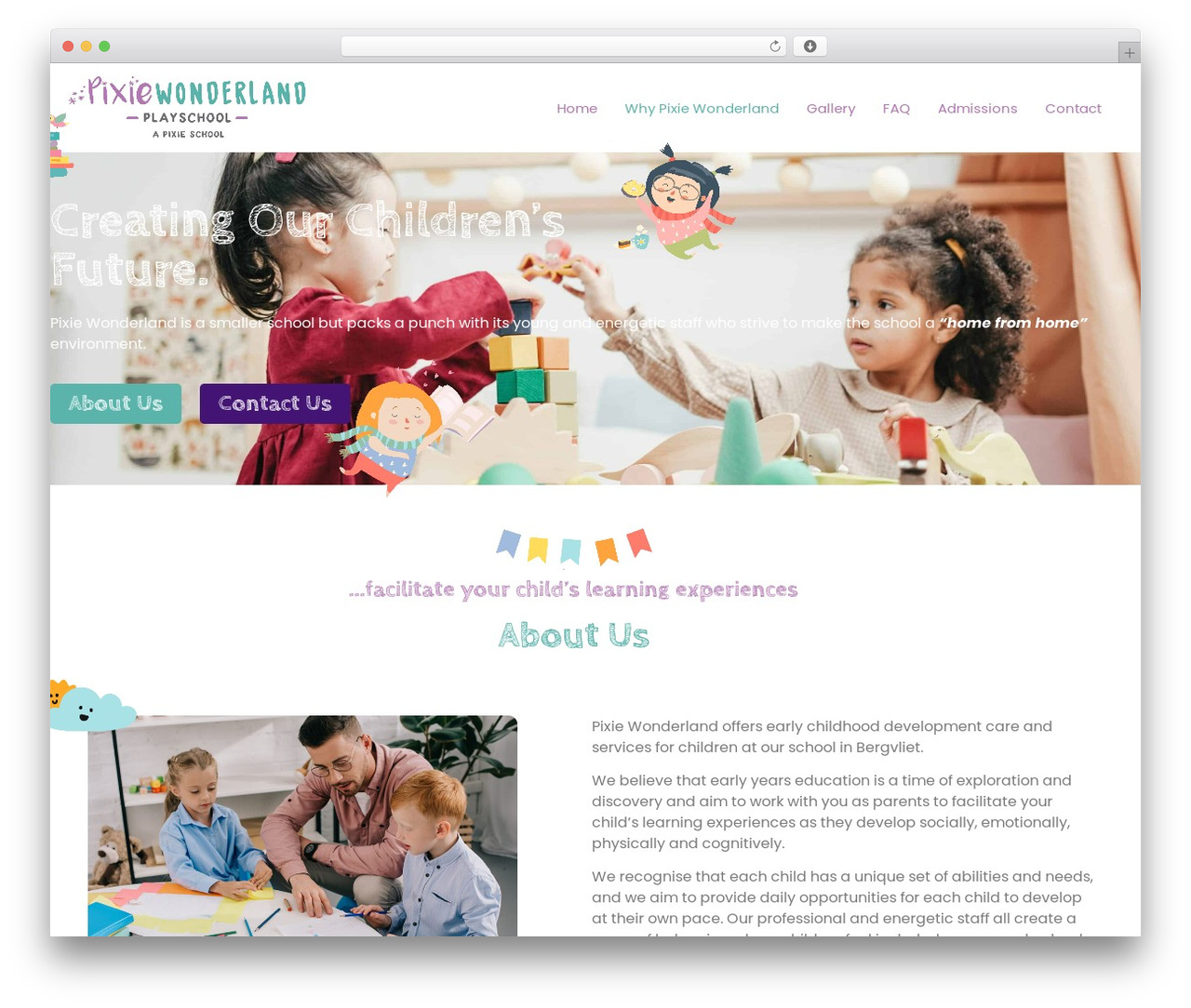Hello Elementor WordPress theme - pixiewonderland.co.za