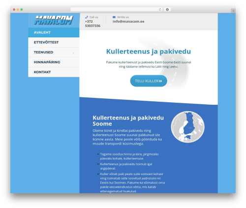 Mavacom WordPress theme - mavacom.ee
