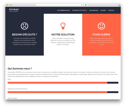 Psychologist WordPress theme - phyros-bastia.com