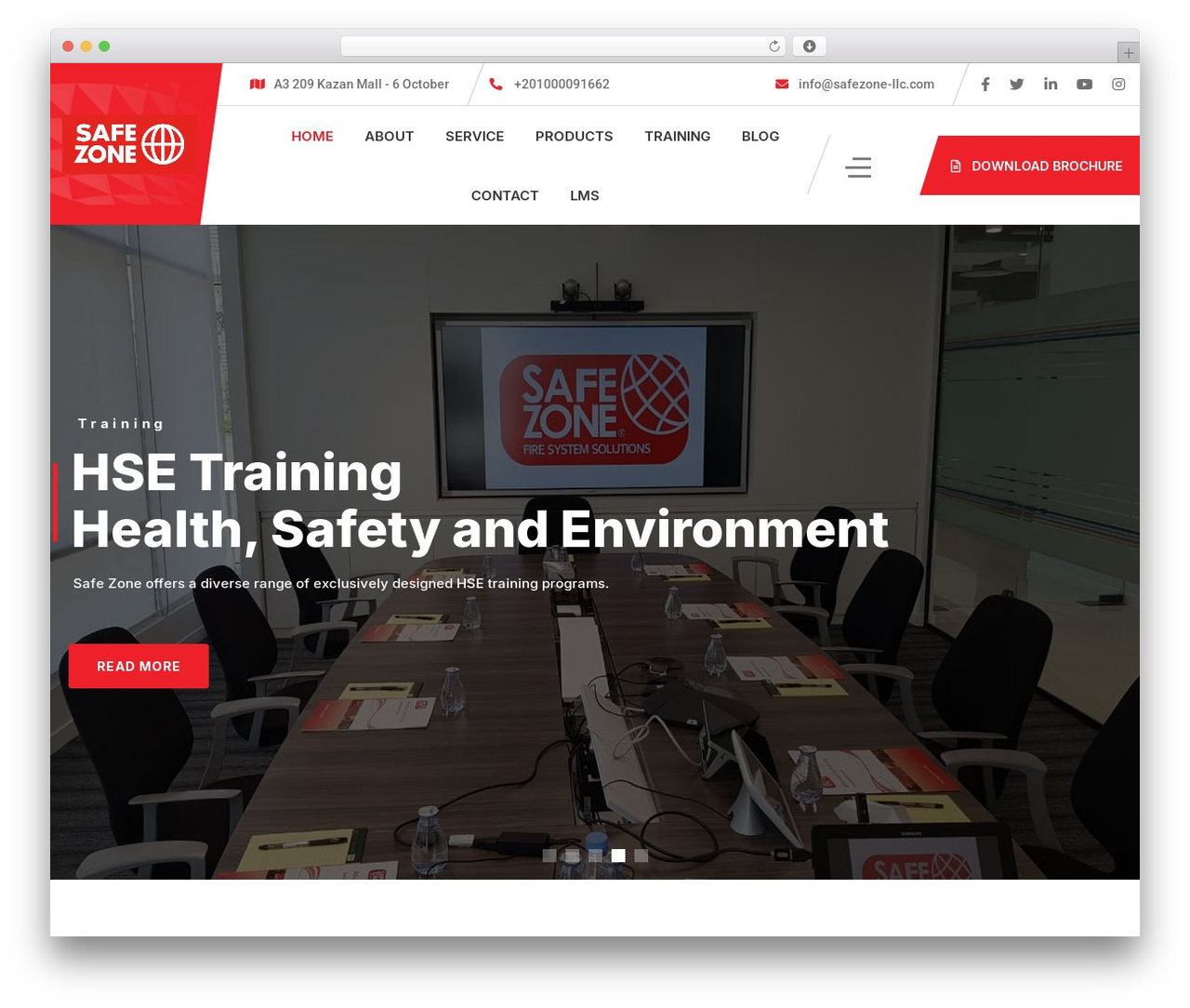 Roofix theme WordPress - safezone-eg.com