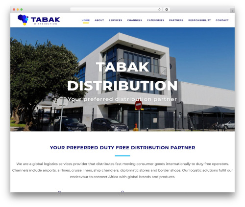 Theme WordPress Divi - tabak.co.za
