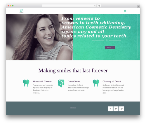 theme premium WordPress theme - americancosmeticdentistry.org