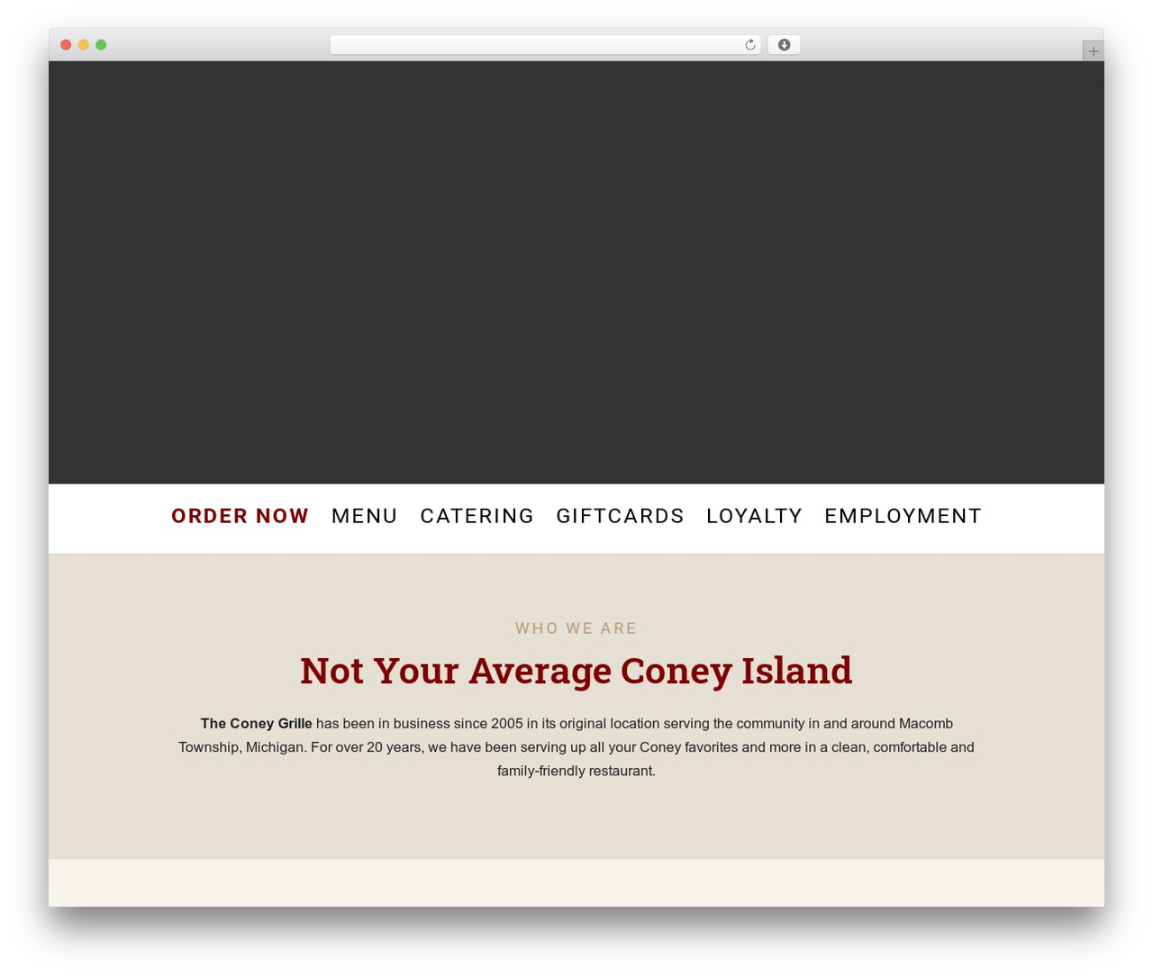 Theme WordPress Basic Hunch Free Template - coneygrille.com