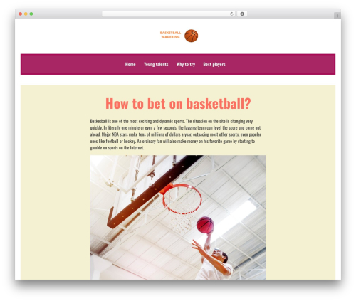 Theme WordPress Robin - blinesportsshow.com