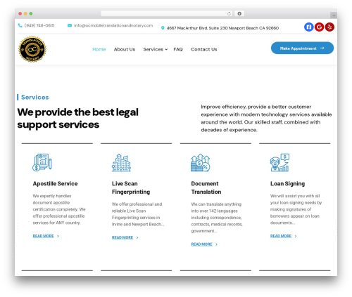 Themesflat elementor WordPress plugin - ocmobiletranslationandnotary.com