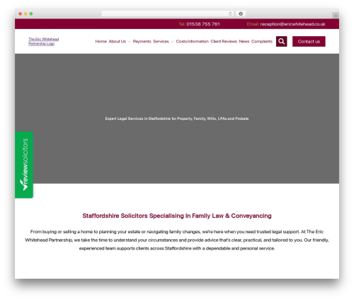 WordPress theme Eric Whitehead - ericwhitehead.co.uk