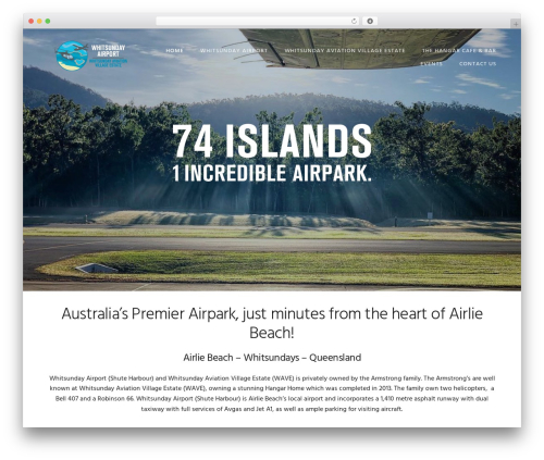 WordPress theme Genesis - whitsundayairport.com.au