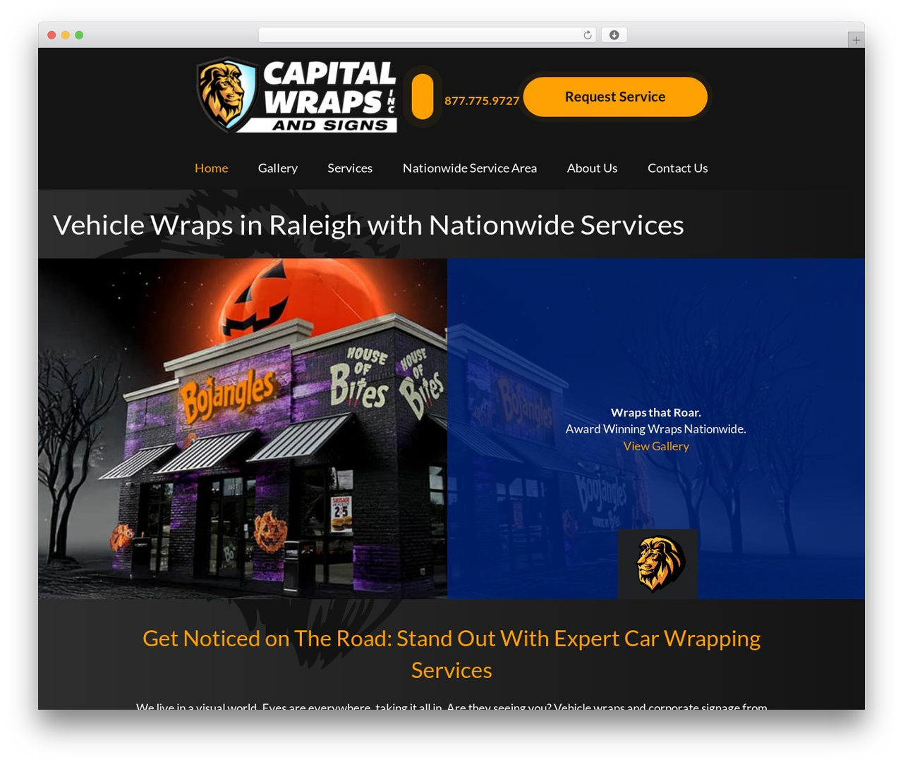 WordPress theme Hypercore - capitalwraps.com