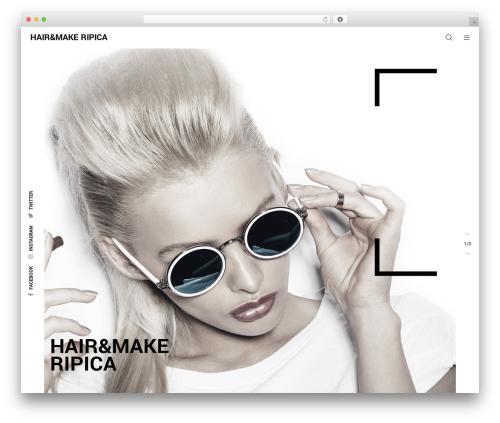 Delane WordPress theme - ripica-hair.com
