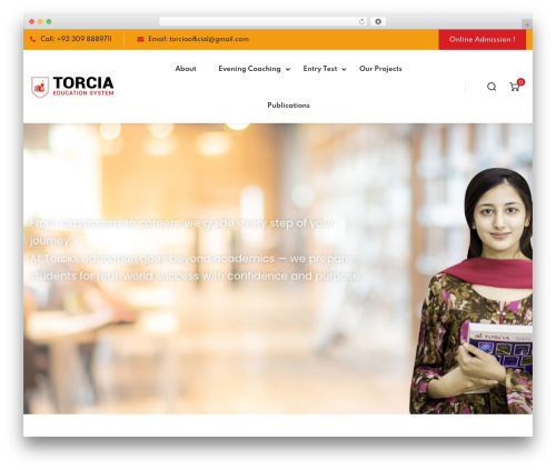 EduBlink WordPress theme - torciaedu.com