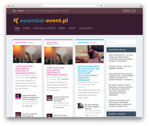 Ediva theme manager WordPress plugin - essential-event.pl