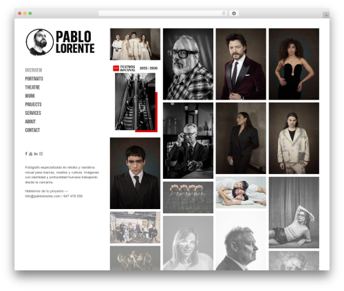 Made WordPress theme - pablolorente.com
