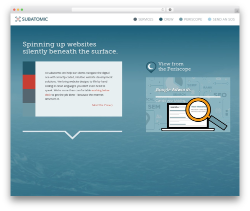 Subatomic theme WordPress - sosubatomic.com