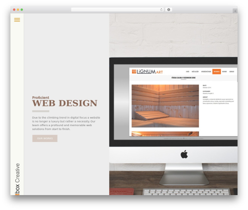 WordPress theme Dotbox - dotbox.eu