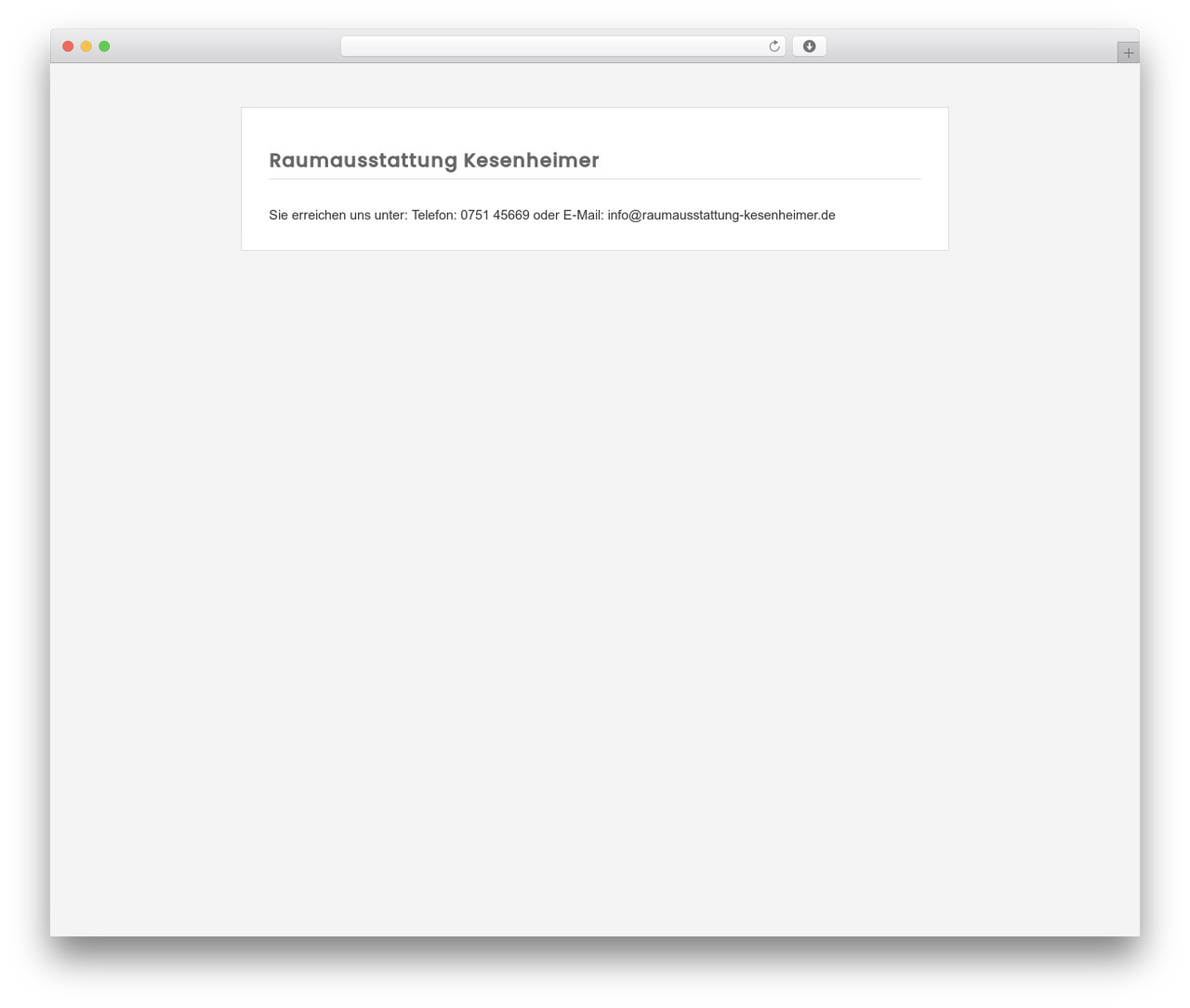 WordPress theme WPConstructor - raumausstattung-kesenheimer.de