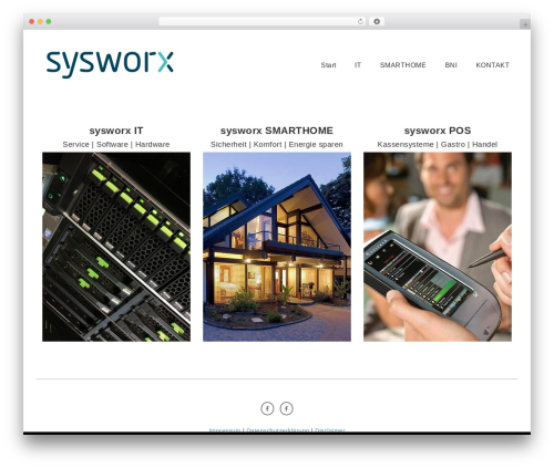 Architect WordPress theme - sysworx.de