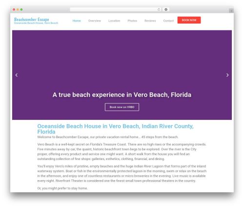 Beachcomber Escape(Hello Elementor Child) WordPress theme - beachcomberescape.com