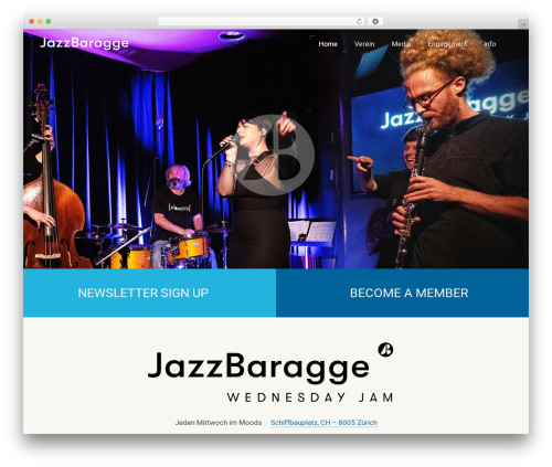 Best WordPress theme Khaki - jazzbaragge.ch