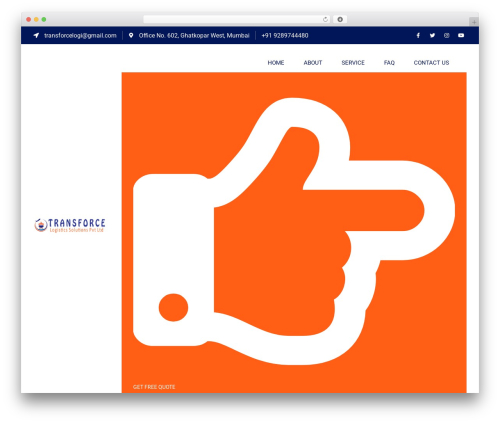 Busico WordPress theme - transforcelogistics.com