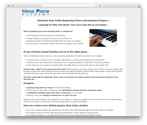 FlexSqueeze theme WordPress - eastmesapianolessons.com