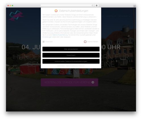imevent WordPress theme - hundefestival-nordhorn.de