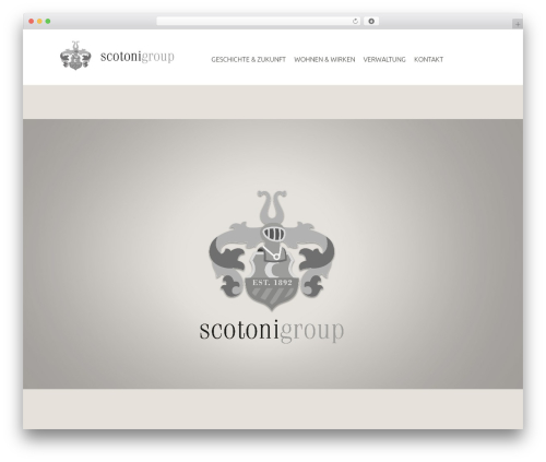 Musterpage v8 theme WordPress - scotoni.ch